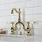 Kingston Brass Bridge Bathroom Faucet with Brass Pop-Up, Polished Brass KS7972PL - alternate 4